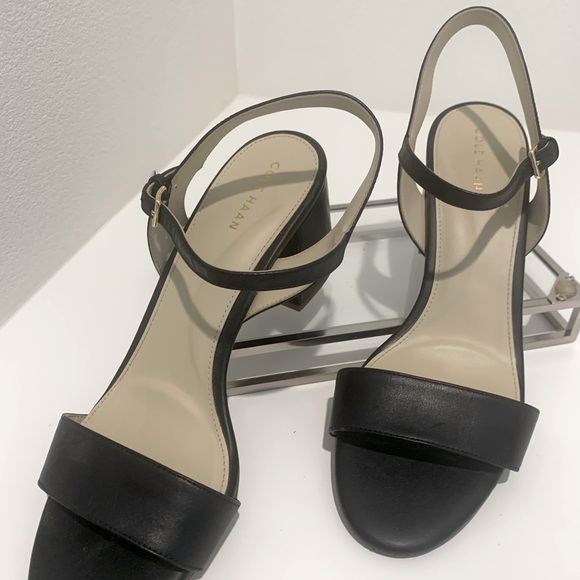 Cole Haan Women's Josie Block-Heel Sandals - Black - Picture 6 of 7